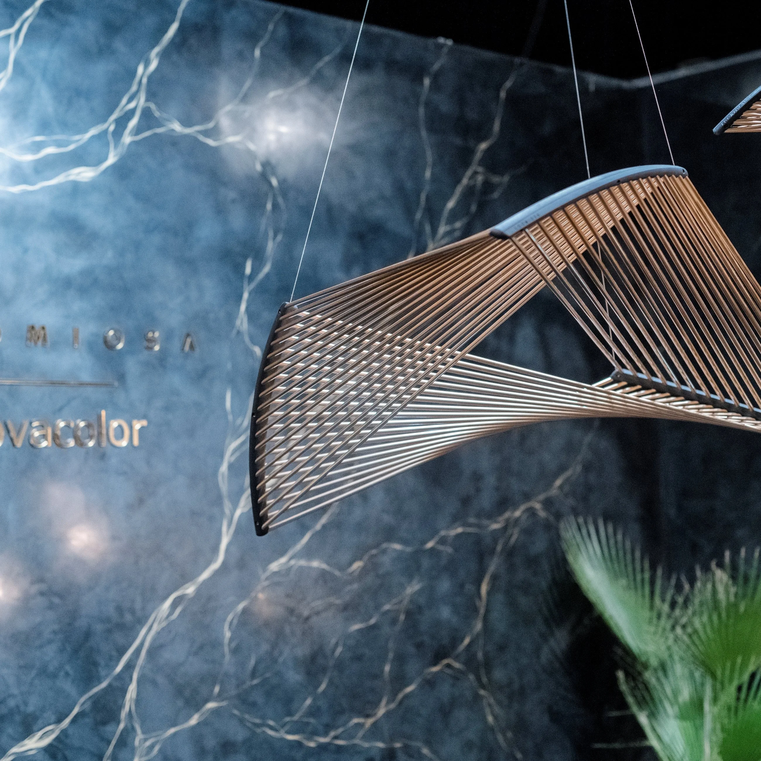 Delta pendant light on the Loomiosa stand at Salon Budapest 2021, photo 3