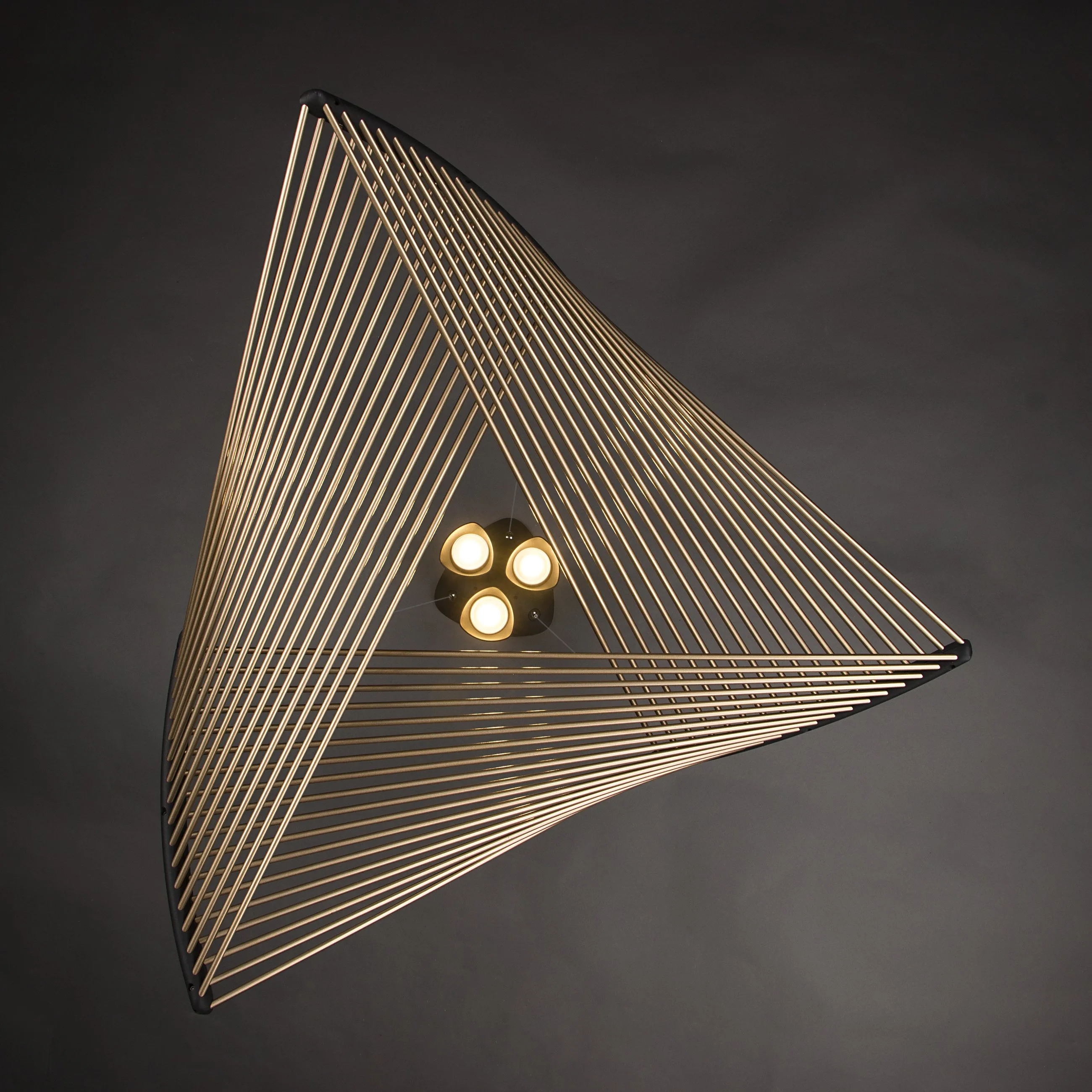 Delta pendant light, studio photo 1