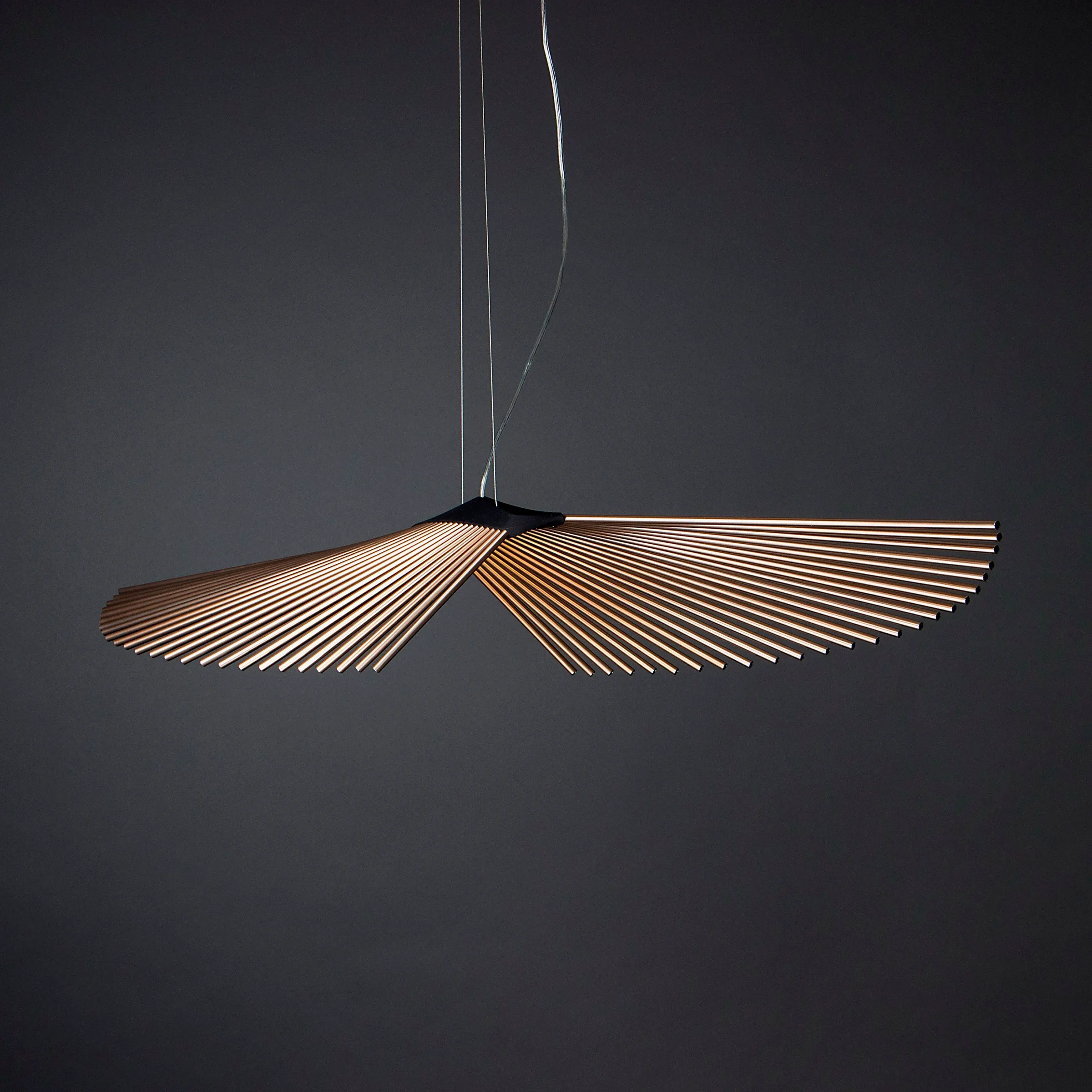 Libra pendant light, pearl anodised aluminium