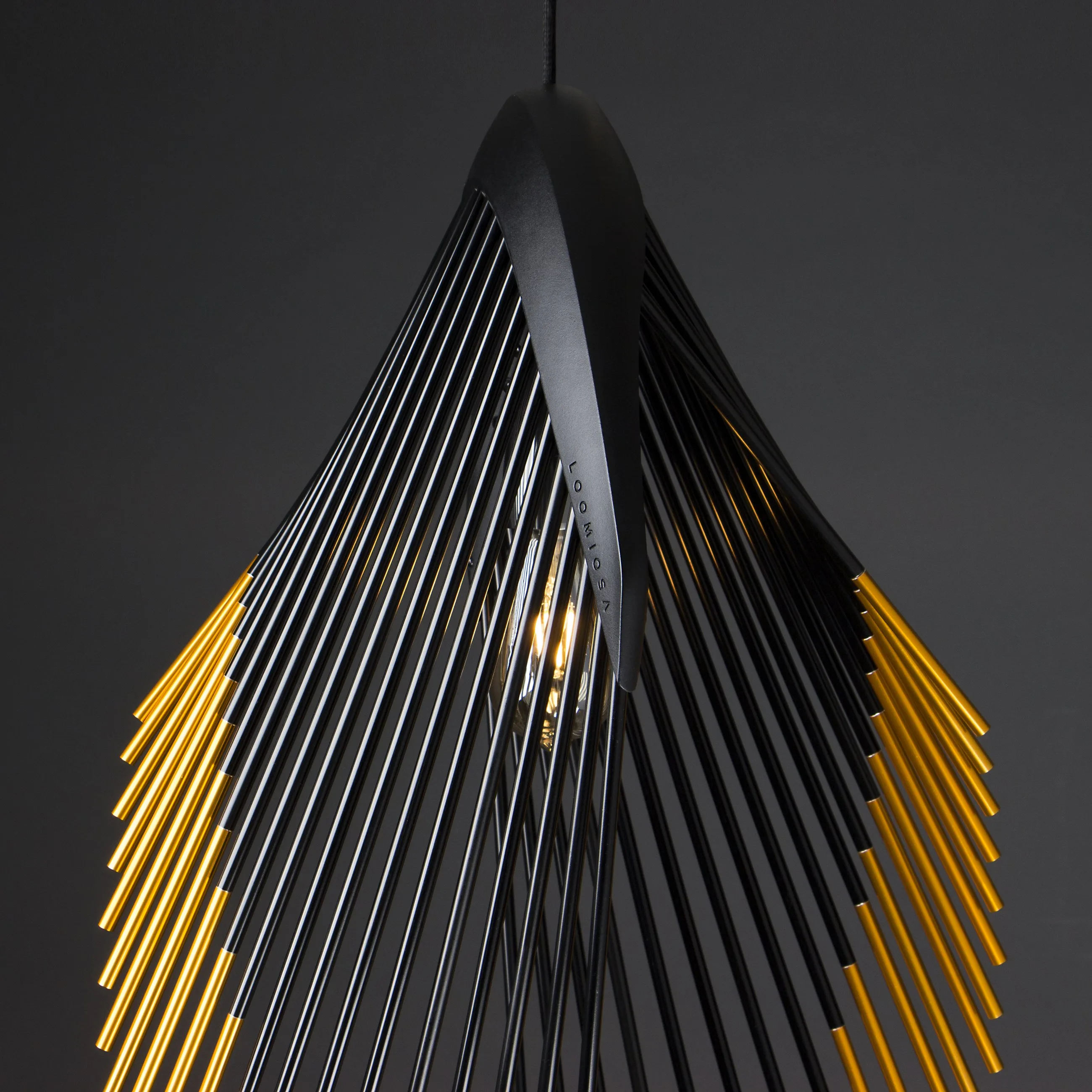 Leaf pendant light, studio photo 1