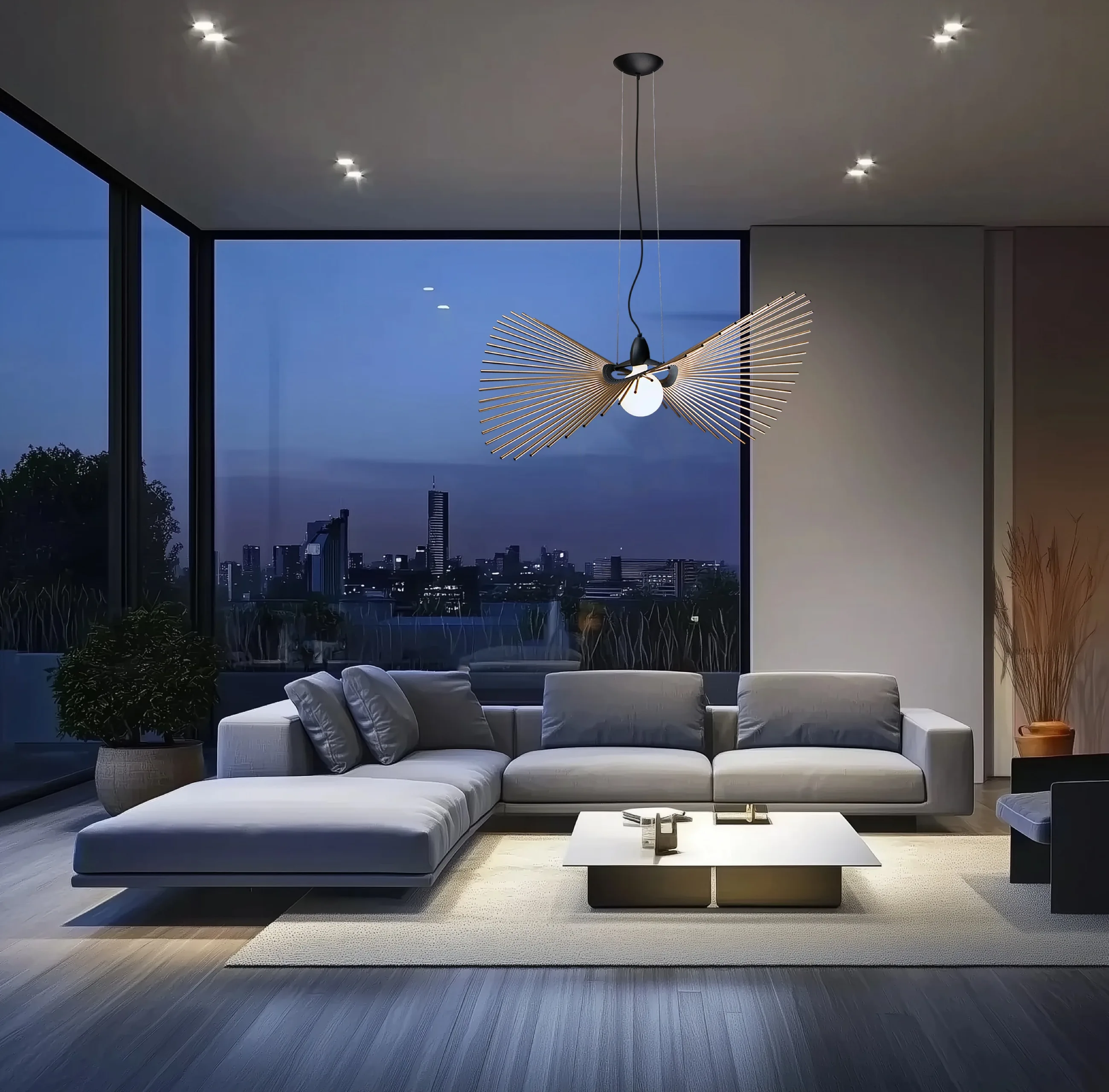 Model 8 pendant light in an interior, photo 1