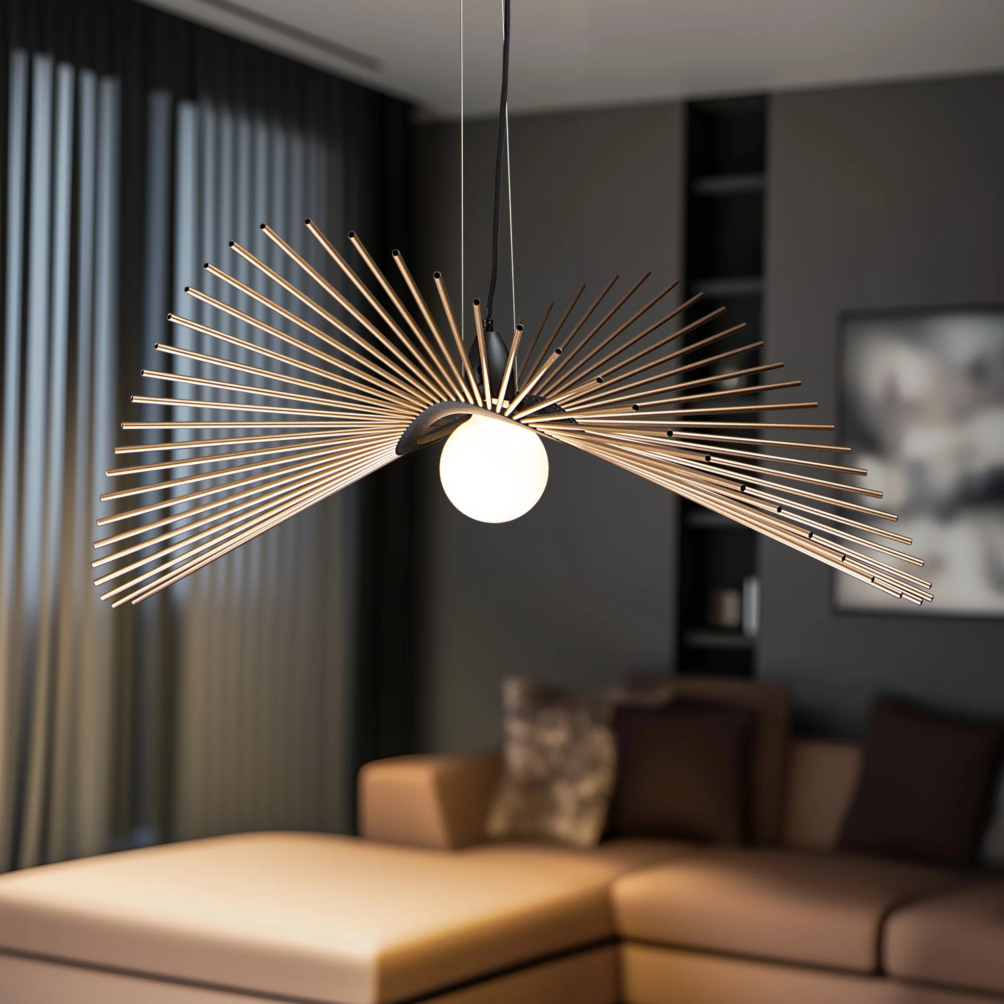 Model 8 pendant light in an interior, photo 4